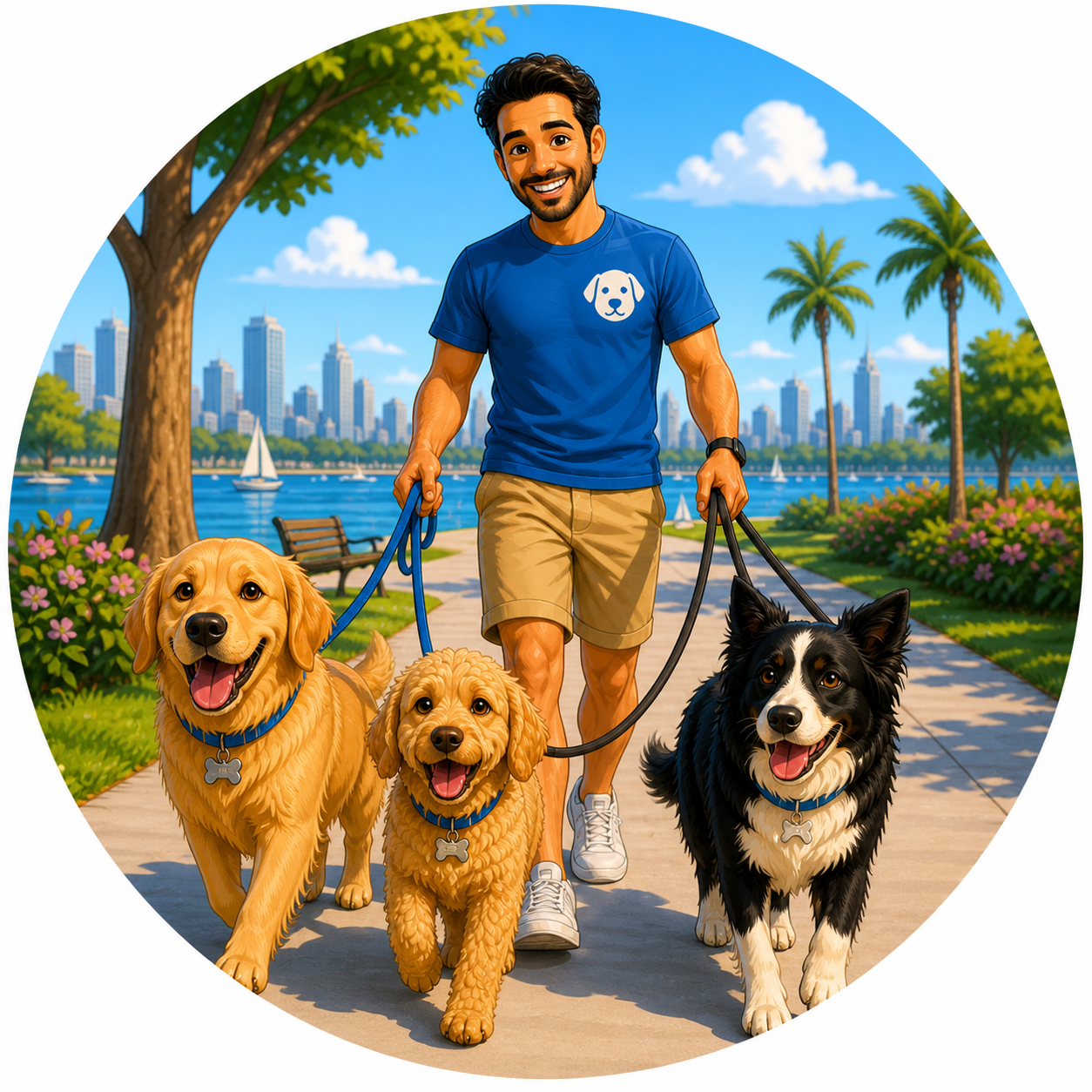 20-Minute Professional Dog Walk