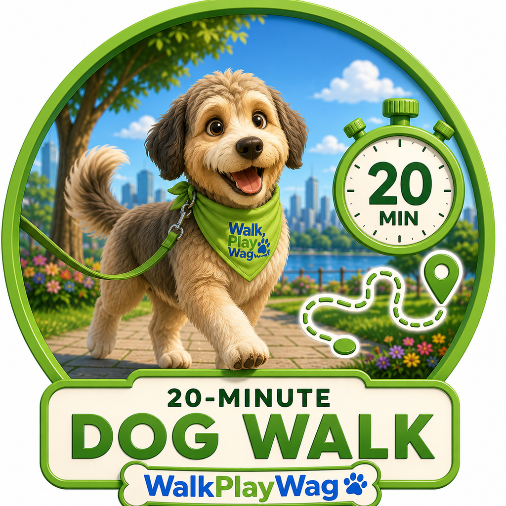 20-Minute Professional Dog Walk